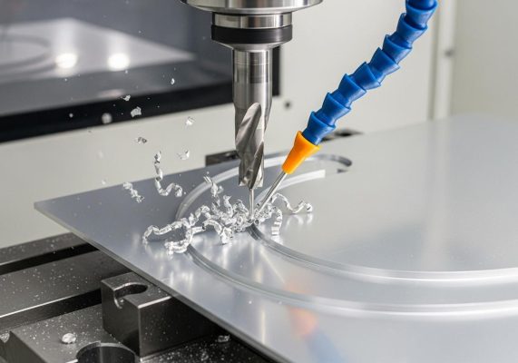 corte de aluminio con CNC